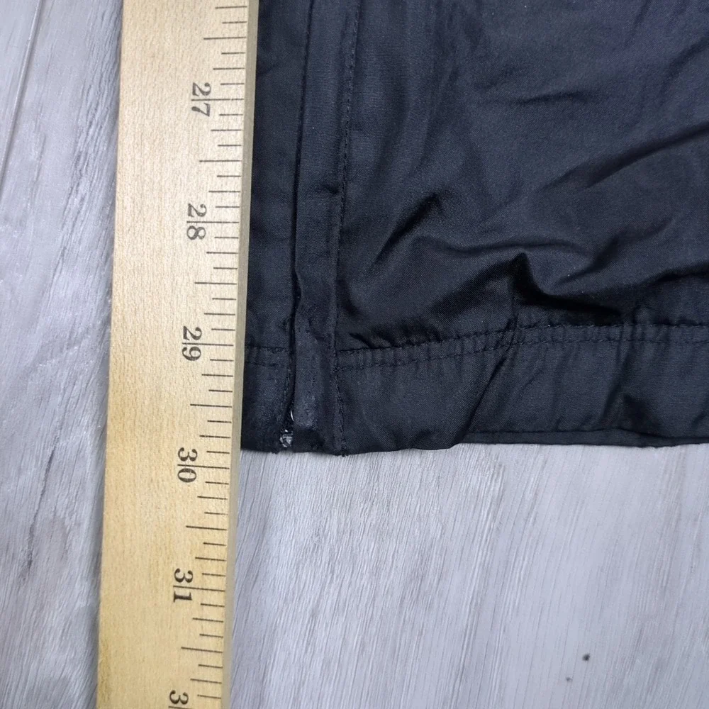 Vintage Nike Windbreaker Track Pants Youth Extra Large Black Y2K Boys Ankle Zip